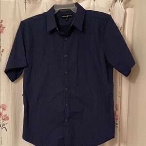 Beverly Hills Polo Club Dark Blue Casual Shirt